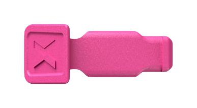 KNIPEX 00 61 10 CM Colour Code Clip, 21 mm X 9 mm X 8 mm, Magenta, 10 Pieces