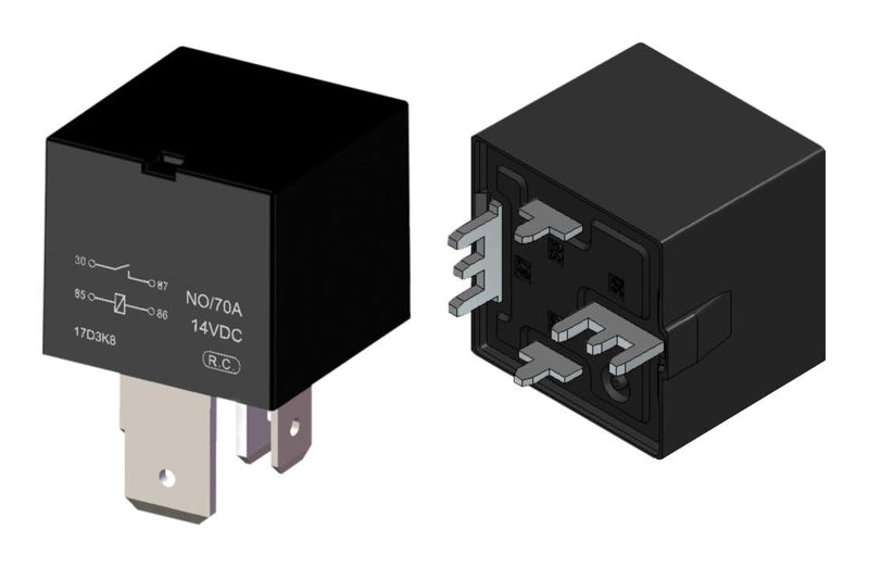 MULTICOMP PRO MPCMA36N-DC24V-A-R Automotive Relay, 24 VDC, 40 A, SPST-NO, Socket, Quick Connect, MP Automotive Relays