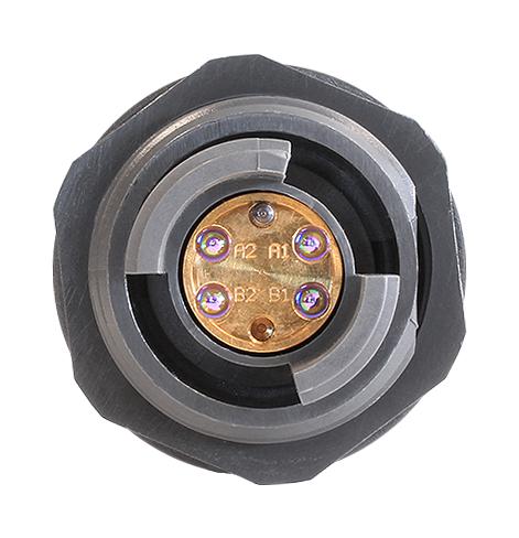 BULGIN LIMITED PXEB5410MM Fiber Optic Connector, 4CH, OM1/OM3, Receptacle, Multimode, 50&micro;m / 125&micro;m, 62.5&micro;m / 125&micro;m
