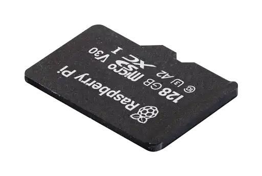 RASPBERRY-PI PI OS -128GB MicroSDXC Card, Preinstalled with Pi OS, A2-Class, 128 GB, Raspberry Pi 4 & 5 Boards GTIN UPC EAN: 5056561804941