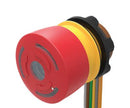 EAO 84-5341.8D40 Emergency Stop Switch, Red, Round, DPST-NC, Twist to Release, Cable, 3 A, 120 V