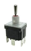 MULTICOMP PRO MP1HAD4T1B1M1N1S-5 Toggle Switch, Sealed, (On)-Off-(On), DPDT, Non Illuminated, MP Toggle Switches DPDT, Panel Mount
