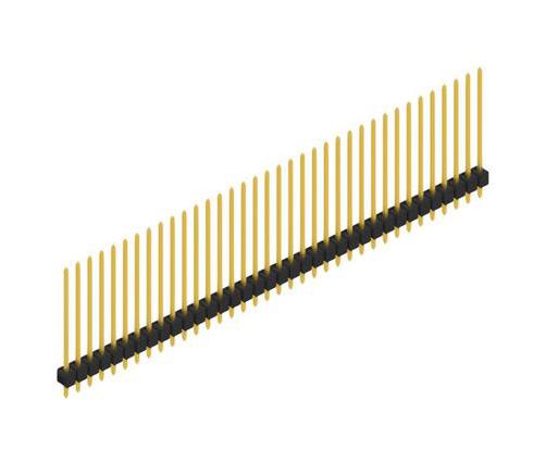 FISCHER ELEKTRONIK SL 11 265 36 G Pin Header, Board-to-Board, Wire-to-Board, 2.54 mm, 1 Rows, 36 Contacts, Through Hole Straight