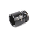 MULTICOMP PRO MP12-CRMO24 Socket, Hex, 24 mm x 38 mm, 1/2" Drive Size, Chromium Molybdenum Steel, DIN3121, Auto Repair