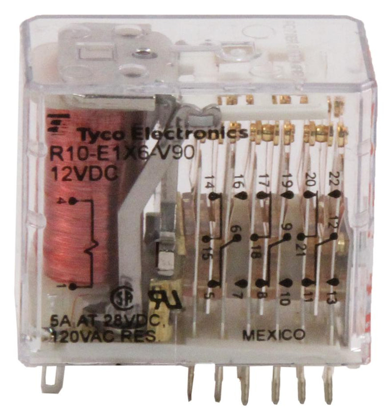 POTTER&amp;BRUMFIELD - TE Connectivity R10-E1X6-V90 R10-E1X6-V90 Relay 6PDT 120VAC 30VDC 5A