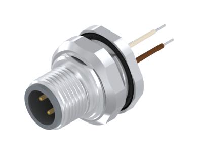 AMPHENOL CONEC 43-01012 Sensor Cable, A Coded, M12 Plug, Free End, 4 Positions, 500 mm, 19.7 "