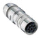LUMBERG 032200 08-1 Circular Connector, 032200 Series, Cable Mount Receptacle, 8 Contacts, Solder Socket, Threaded