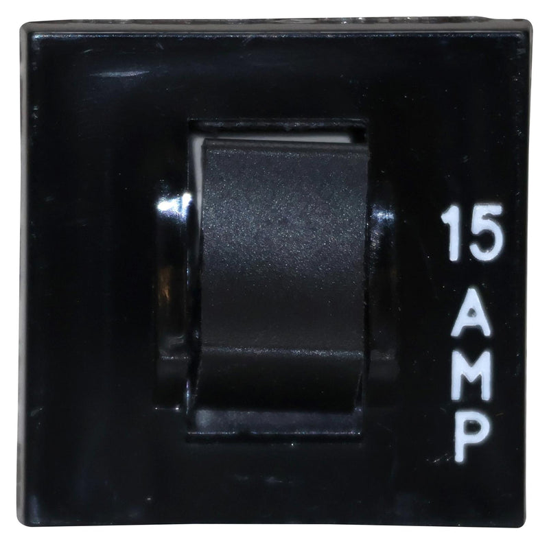 POTTER&BRUMFIELD - TE CONNECTIVITY W28-XT1A-15 Thermal Circuit Breaker, Fuseholder Type, W28 Series, 15 A, 1 Pole, 32 V, 250 V, Snap In, Panel