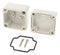 HAMMOND 1554AGY Plastic Enclosure, Flat Lid, Multipurpose, ABS, 41 mm, 51 mm, 52 mm