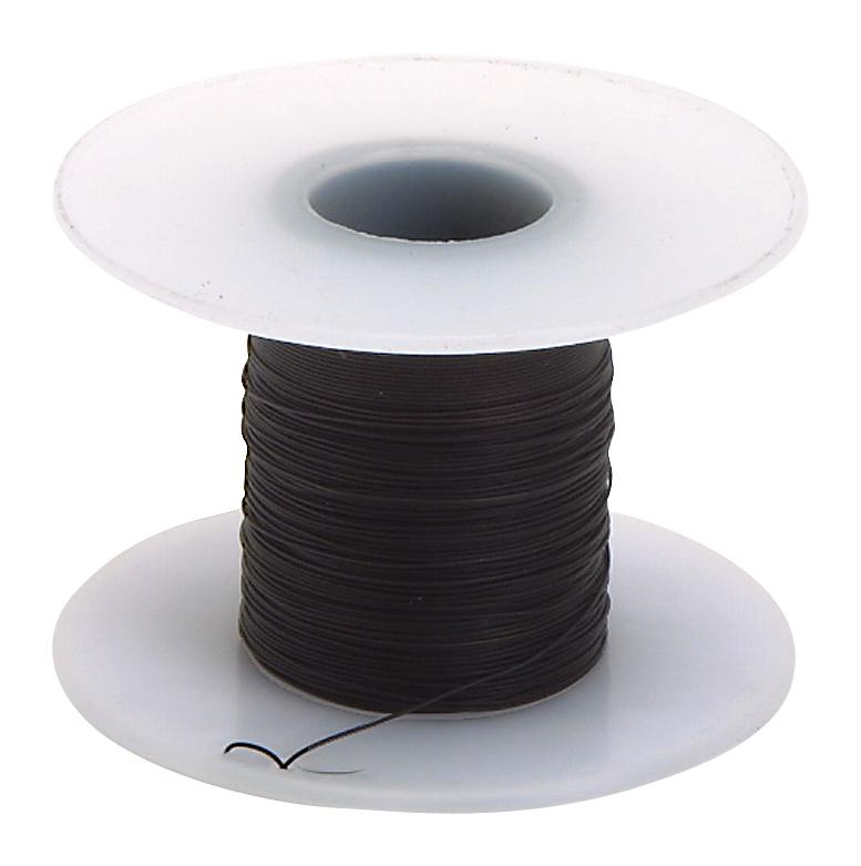 MULTICOMP PRO MP013955 Wire, PVDF, Black, 26 AWG, 0.13 mm&sup2;, 328 ft