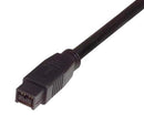 L-COM CSM94BB-5M Computer Cable, IEEE 1394b FireWire Plug, 9 Way, IEEE 1394b FireWire Plug, 9 Way, 16.4 ft, 5 m