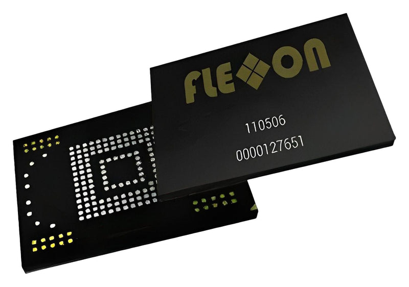 FLEXXON FEMC008GSTE9-T14-16 Flash Memory, MLC NAND, 8 GB, 8G x 8bit, eMMC 5.1, FBGA, 153 Pins