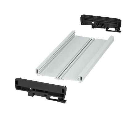 PHOENIX CONTACT 1310953 Plastic Enclosure, DIN Rail, Nylon (Polyamide), 142.3 mm, 253.8 mm, 39.45 mm 1310953, UM-PRO-KIT-B108-L250-7035