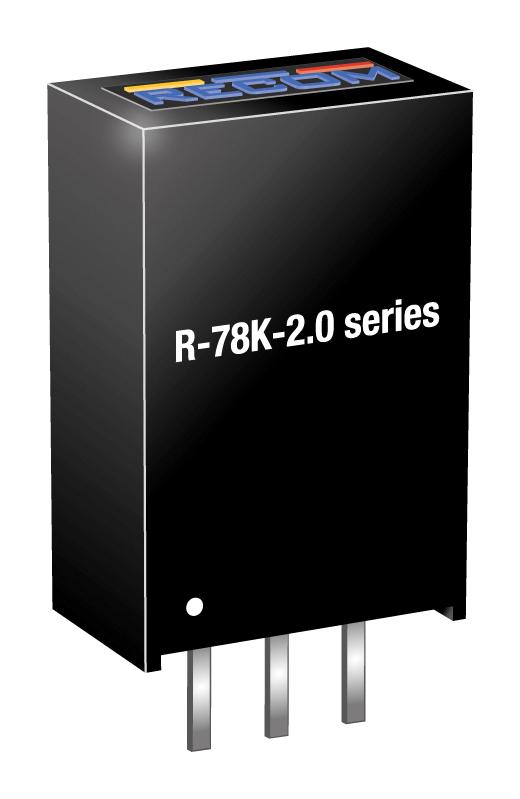 RECOM POWER R-78K15-2.0 DC/DC Converter, ITE, 1 Output, 30 W, 15 V, 2 A, R-78K-2.0 Series