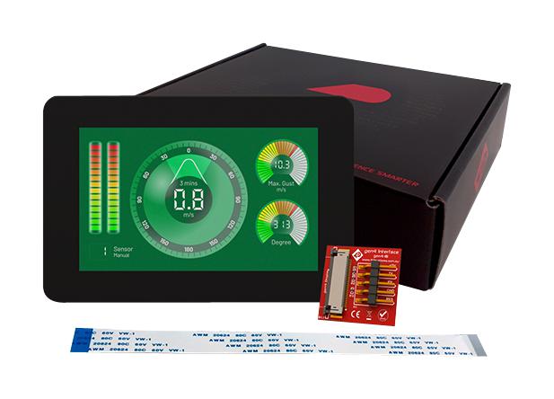 4D SYSTEMS GEN4-ULCD-70DCT-CLB-WVA Display Module, 7", TFT LCD Capacitive Touch Screen, 800 x 480 Pixels, 153.84mm x 85.63mm, 4-5.5VDC