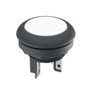 RAFI 1.15.210.101/2201 Industrial Pushbutton Switch, LUMOTAST 16 Series, 16.2 mm, SPST-NO, Momentary, Round, White