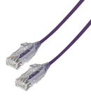 VIDEK 2994-10PR Ethernet Cable, LSZH, Cat6, RJ45 Plug to RJ45 Plug, UTP (Unshielded Twisted Pair), Purple, 10 m