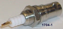 KINGS 1704-1 QD RF/COAXIAL, SHV BULKHEAD JACK, STRAIGHT, SOLDER