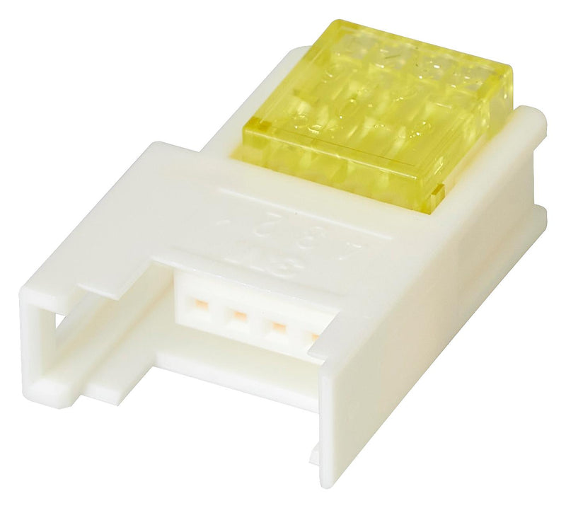 3M 37B04-D162-W00 MB 500 IDC Connector, 26-20 AWG, IDC Receptacle, Female, 2 mm, 1 Row, 4 Contacts, Cable Mount