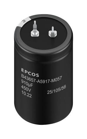 EPCOS B43657C5787M057 Electrolytic Capacitor, 780 &micro;F, 450 V, &plusmn; 20%, Snap-In, 2000 hours @ 105&deg;C