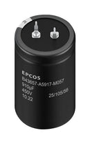 EPCOS B43659A5647M057 Electrolytic Capacitor, 640 &micro;F, 450 V, &plusmn; 20%, Snap-In, 2000 hours @ 105&deg;C