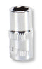 MULTICOMP PRO MP14-CRV07 Socket, Hex, 7mm, 1/4" Drive Size, Chrome Vanadium, DIN3120