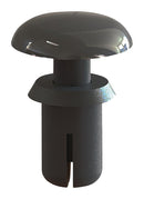 ESSENTRA COMPONENTS SR-4050B SNAP RIVET, BLACK, NYLON 6.6, 8.9MM