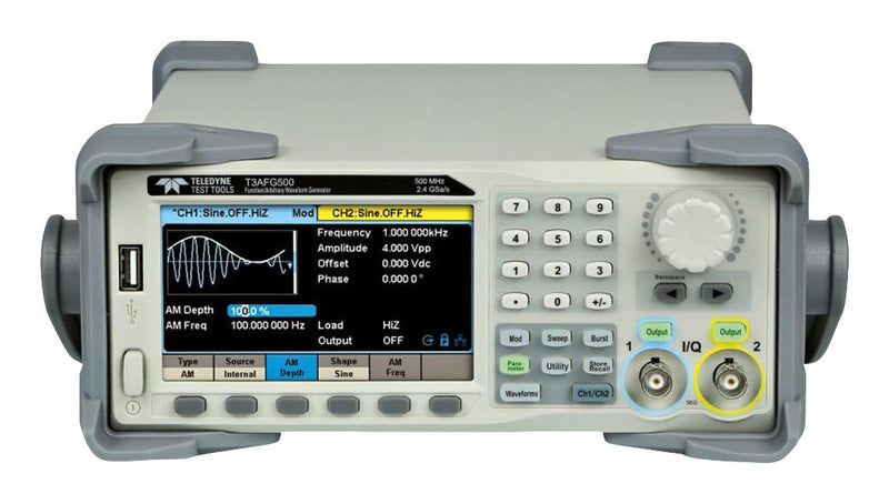 TELEDYNE LECROY T3AFG200 Arbitrary Generator, Function, 2 Channel, 200 MHz, AM, ASK, Burst, DSB-AM, FM, FSK, Harmonic