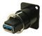 MULTICOMP PRO MP-CP30109 USB Adapter, USB Type B Receptacle, USB Type A Receptacle, USB 3.0, MP XLR FEED THROUGH USB