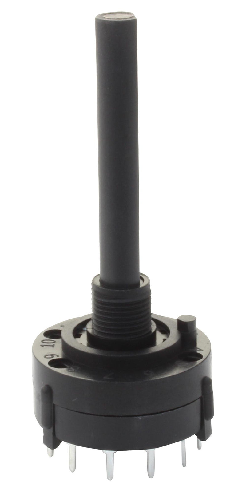 C&K COMPONENTS A30403RNZQ ROTARY SW, 3 POLE, 4 POS, 2.5A, 125VAC