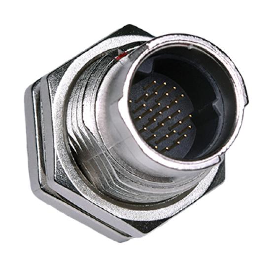 AMPHENOL LTW ASY-33PMMP-QC8001 Circular Connector, Circular Industrial, X-Lok Series, PCB Mount Receptacle, 33 Contacts