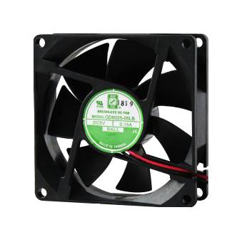 Orion Fans OD8025-12HB02A OD8025-12HB02A DC Axial Fan 12 V Square 80 mm 25 Ball Bearing 40.1 CFM
