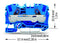 WAGO 2006-1204 DIN Rail Mount Terminal Block, Blue, 2 Ways, 20 AWG, 8 AWG, 6 mm&sup2;, Clamp, 41 A