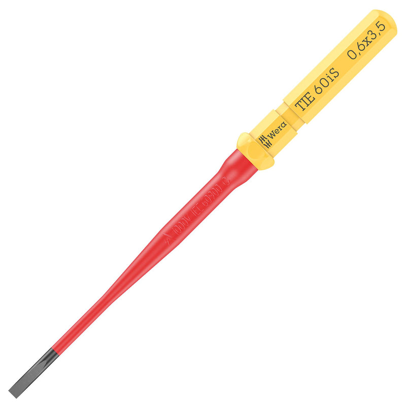 WERA K K VDE 60 IS 0,6 X 3,5 X 157 MM TIE Interchangeable Blade, VDE, Slotted, 0.6 mm x 3.5 mm x 157 mm
