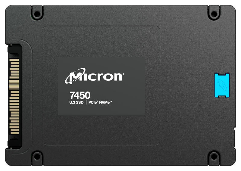MICRON MTFDKCC800TFS-1BC1ZABYY SSD, Internal, U.3 2.5Inch, 15mm, PCIe Gen 4, NVMe, 800 GB, 3D TLC NAND