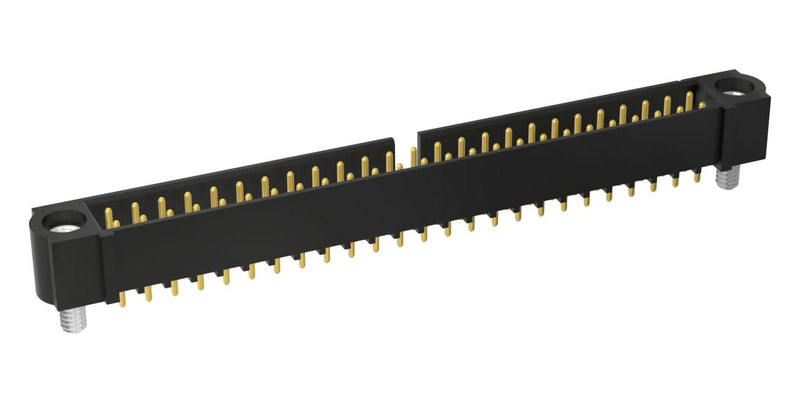 HARWIN M80-5095042 Pin Header, Wire-to-Board, 2 mm, 2 Rows, 50 Contacts, Through Hole Straight