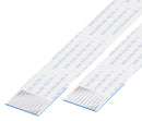 GCT 10-10-A-0304-C-4-08-4-T FFC / FPC Cable, 10 Core, 1 mm, Same Sided Contacts, 12 ", 304 mm, White