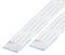 GCT 10-10-A-0304-C-4-08-4-T FFC / FPC Cable, 10 Core, 1 mm, Same Sided Contacts, 12 ", 304 mm, White