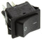 E-SWITCH RB242D1121.. ROCKER SWITCH, DPST, 20A, 125VAC, PANEL