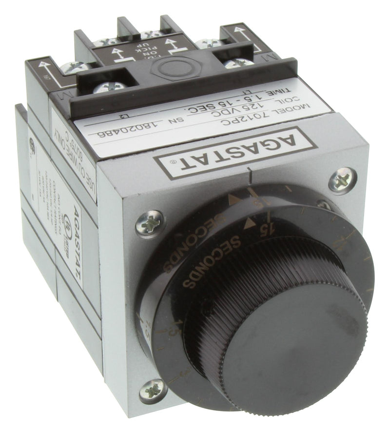 AGASTAT - TE CONNECTIVITY 7012PC TIME DELAY RELAY, DPDT, 240V, 1.5S-15S