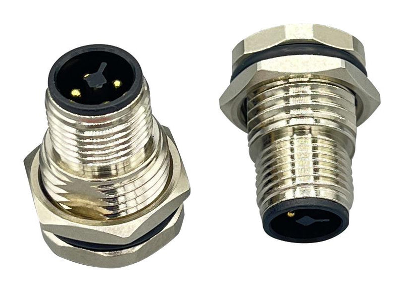 NORCOMP 859-T04-103R004 SENSOR CONN, M12, 4POS, PLUG, PANEL