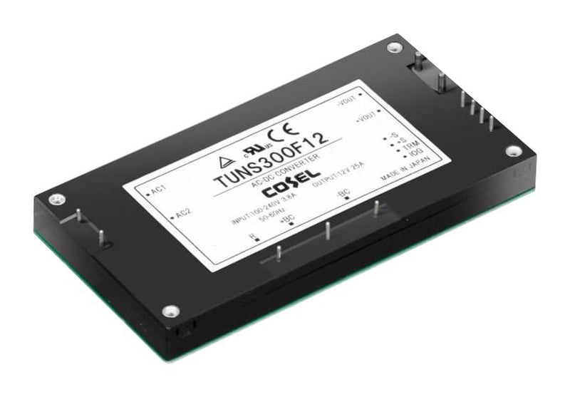 COSEL TUNS300F48-Y1 AC/DC PCB Mount Power Supply (PSU), ITE, 1 Output, 312 W, 48 V, 6.5 A