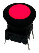 MEC 5GTH93582+10AQS16+AQW0916 Tactile Switch, Red LED, Multimec 5G Series, Top Actuated, Through Hole, Round Button, 3.5 N