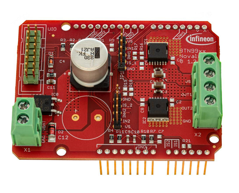 INFINEON DCSHIELDBTN9960LVTOBO1 Evaluation Shield Board, BTN9960LV, DC Brushed Motor SP005903475