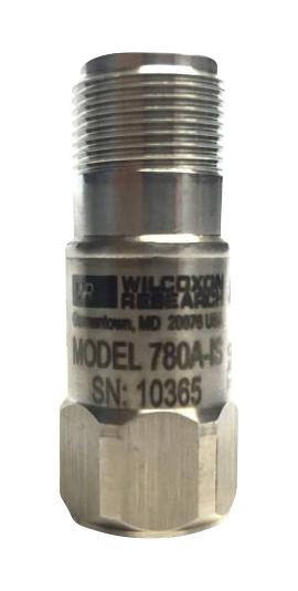 AMPHENOL WILCOXON 780A-IS Accelerometer, Intrinsically Safe, 0.1 V/g, 30 VDC, -55 &deg;C to 120 &deg;C, 1/4-28 UNF Thread