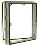 FIBOX AR IPW 1210 SC T INSPECTION WINDOW, PC, 12" X 10", GREY