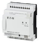 EATON MOELLER EASY-E4-UC-12RCX1P Control Relay, 8 Input / 4 Output Digital, 4 Input Analog, 20.4 to 28.8 VDC, IP20, easyE4 Series