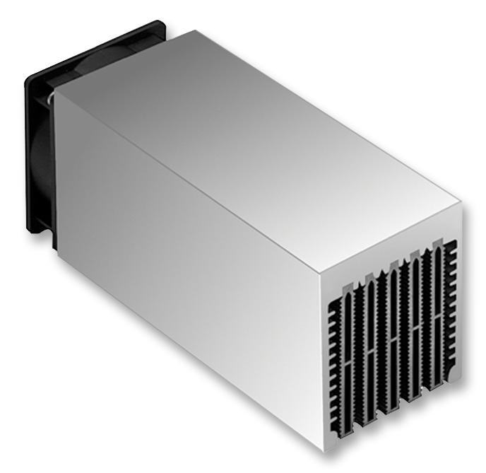 FISCHER ELEKTRONIK LA 9/150 230V Fan / Force Cooled Heat Sink, Hollow Fin Aggregate, 0.24 &deg;C/W, 83 mm, 80 mm, 150 mm, 50 m&sup3;/h