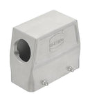 HARTING 19440160527 Heavy Duty Connector, Hood, Side Entry, Stainless Steel Body, 2 Lever, 16B