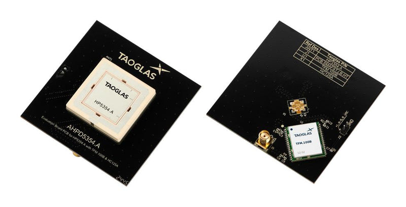 TAOGLAS AHPD5354A Evaluation Board, HP5354.A, GNSS L1/L5 Patch Antenna